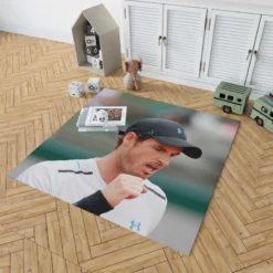 Andy Murray British Professional Tennis Player Rug 1