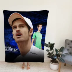 Andy Murray Top Ranked WTA Tennis Player Fleece Blanket