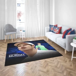 Andy Murray Top Ranked WTA Tennis Player Rug 2