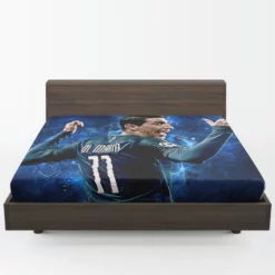 Angel Di Maria Argentina Champions League Player Fitted Sheet 1