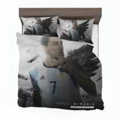 Angel Di Maria Argentina Professional Football Player Bedding Set 1