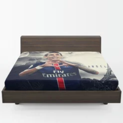 Angel Di Maria Best Midfeilder in PSG Fitted Sheet 1