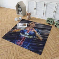 Angel Di Maria Energetic Football Player Argentina Rug 1