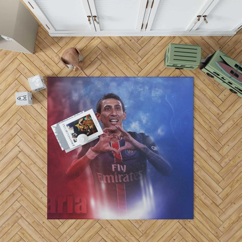 Angel Di Maria PSG Best Wingers Rug