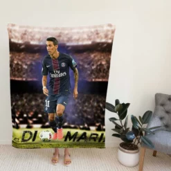 Angel Di Maria Populer Football Player Argentina Fleece Blanket