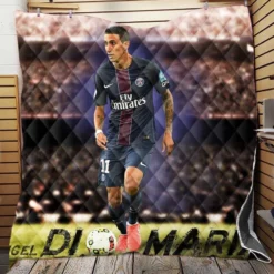 Angel Di Maria Populer Football Player Argentina Quilt Blanket