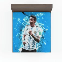 Angel Di Maria in FIFA World Cup Fitted Sheet