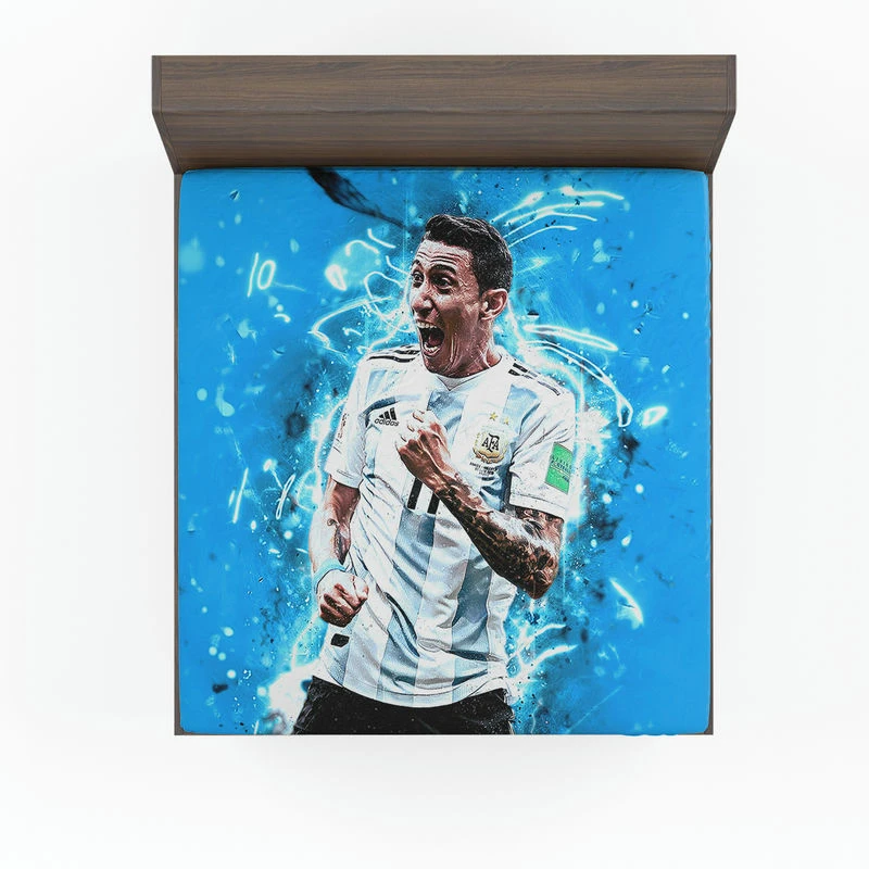 Angel Di Maria in FIFA World Cup Fitted Sheet