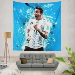 Angel Di Maria in FIFA World Cup Tapestry