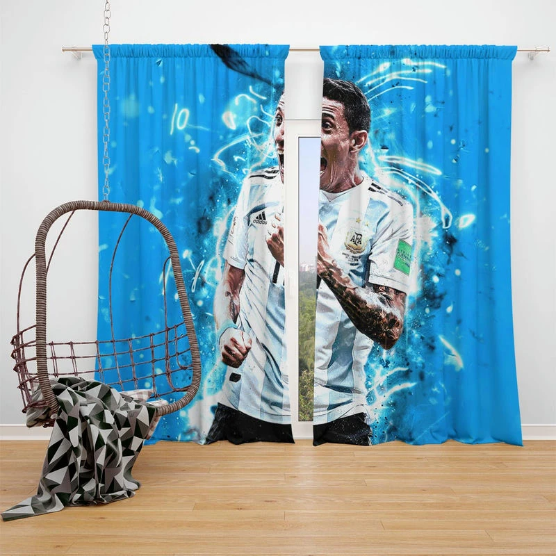 Angel Di Maria in FIFA World Cup Window Curtain