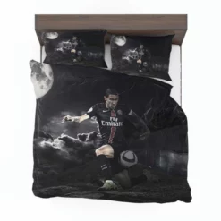 Angel Di Maria in PSG Jersey Bedding Set 1