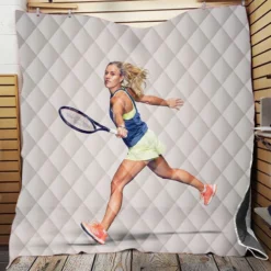 Angelique Kerber German Professional Tennis Player Quilt Blanket