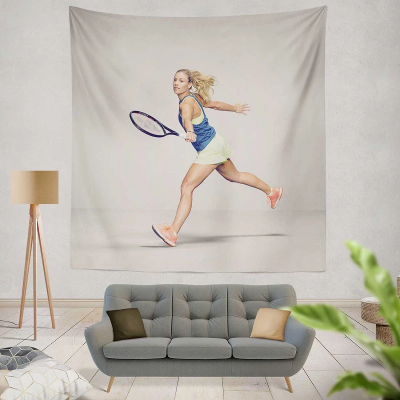 Angelique Kerber German Professional Tennis Player Tapestry
