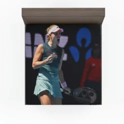 Angelique Kerber German Tennis Player Fitted Sheet