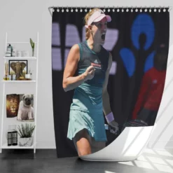 Angelique Kerber German Tennis Player Shower Curtain