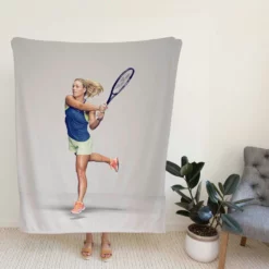 Angelique Kerber Womens Tennis Association Fleece Blanket
