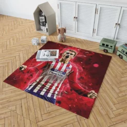 Antoine Griezmann  Atletico Madrid Expensive Player Rug 1