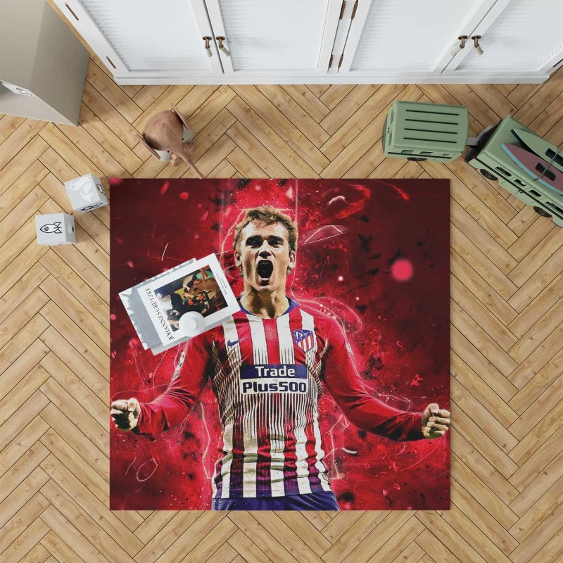 Antoine Griezmann  Atletico Madrid Expensive Player Rug