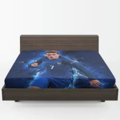 Antoine Griezmann  France Energetic Football player Fitted Sheet 1