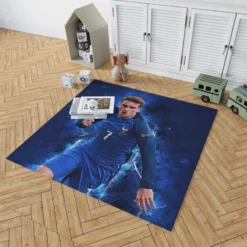 Antoine Griezmann  France Energetic Football player Rug 1