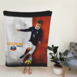 Antoine Griezmann  France Exellent Football Player Fleece Blanket