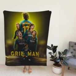Antoine Griezmann Populer Football Player Fleece Blanket