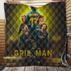 Antoine Griezmann Populer Football Player Quilt Blanket