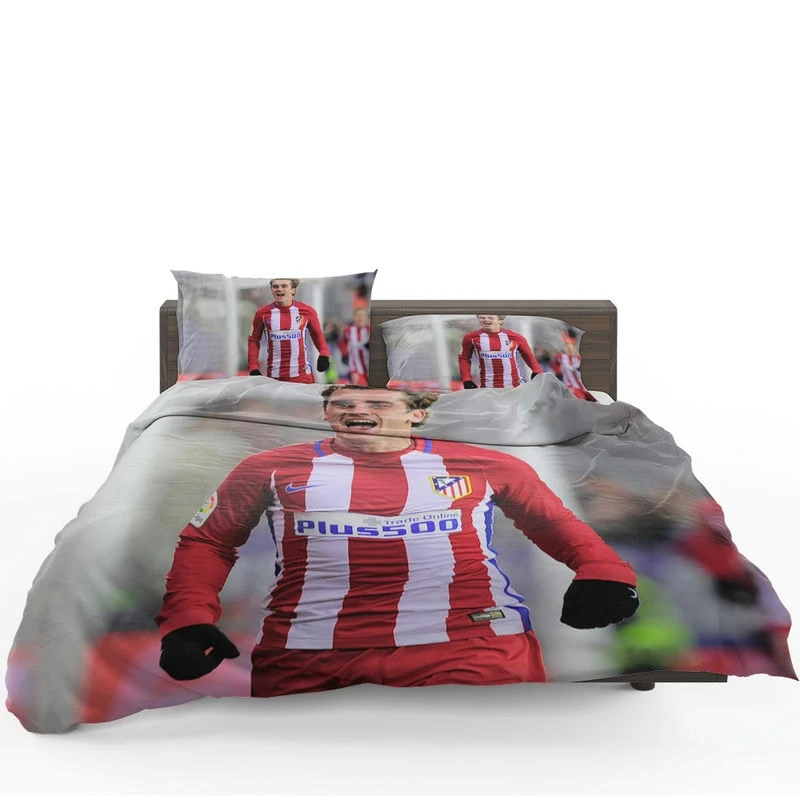 Antoine Griezmann Top Ranked La Liga Football Player Bedding Set