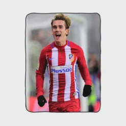 Antoine Griezmann Top Ranked La Liga Football Player Fleece Blanket 1