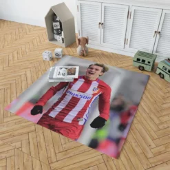 Antoine Griezmann Top Ranked La Liga Football Player Rug 1