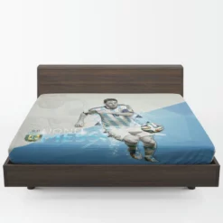 Argentina Captain Lionel Messi Fitted Sheet 1