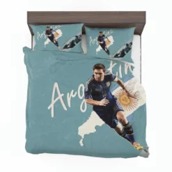 Argentina World Cup Player Lionel Messi Bedding Set 1