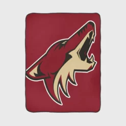 Arizona Coyotes Professional Ice Hockey Club Fleece Blanket 1