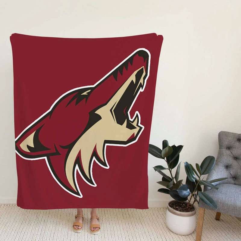Arizona Coyotes Professional Ice Hockey Club Fleece Blanket