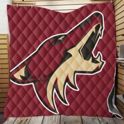 Arizona Coyotes Professional Ice Hockey Club Quilt Blanket