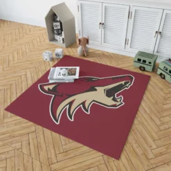 Arizona Coyotes Professional Ice Hockey Club Rug 1