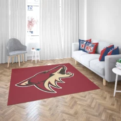 Arizona Coyotes Professional Ice Hockey Club Rug 2