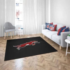 Arizona Coyotes Top Ranked Ice Hockey Team Rug 2