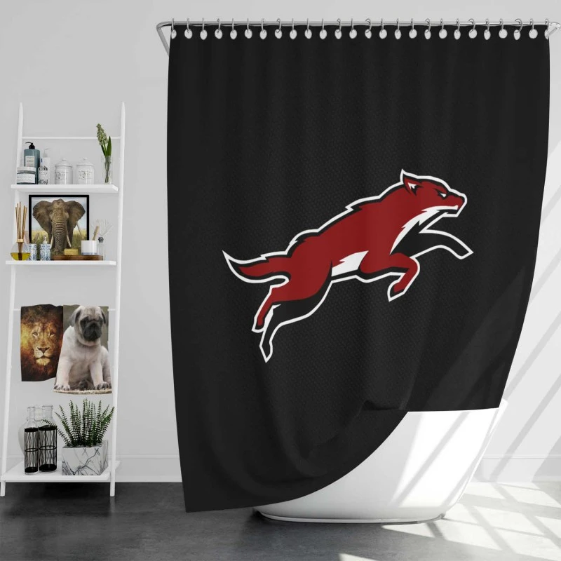 Arizona Coyotes Top Ranked Ice Hockey Team Shower Curtain