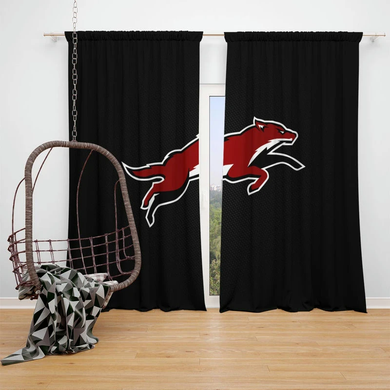 Arizona Coyotes Top Ranked Ice Hockey Team Window Curtain