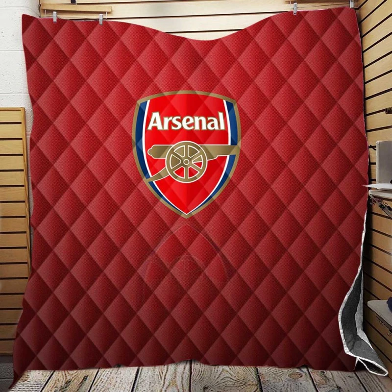 Arsenal FC British Ethical Football Club Quilt Blanket