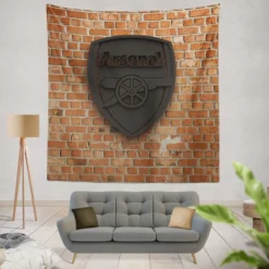 Arsenal FC Champions League Club Tapestry