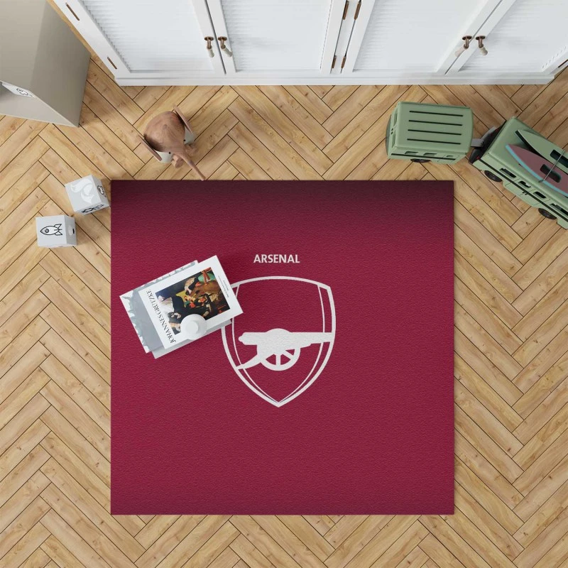 Arsenal FC Energetic Football Team Rug