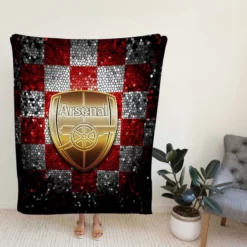Arsenal FC FA Cup Football Club Fleece Blanket