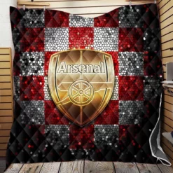 Arsenal FC FA Cup Football Club Quilt Blanket