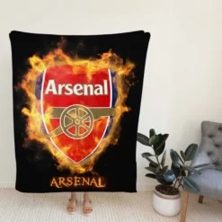 Arsenal FC Famous Soccer Team Fleece Blanket