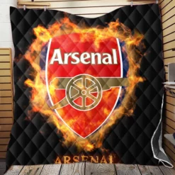 Arsenal FC Famous Soccer Team Quilt Blanket