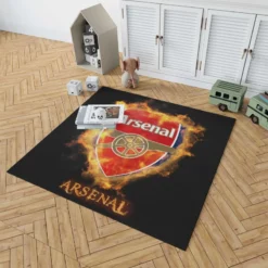 Arsenal FC Famous Soccer Team Rug 1