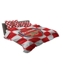 Arsenal FC Flag Design Football Logo Bedding Set 2