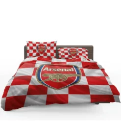 Arsenal FC Flag Design Football Logo Bedding Set